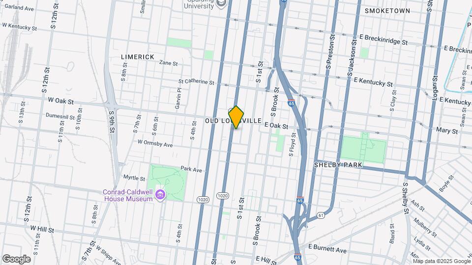 1219 S 2nd St Map and Location Details