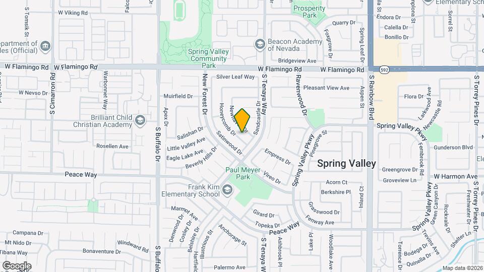 4424 Honeycomb Dr Map and Location Details