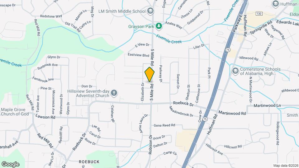 908 5 Mile Rd Map and Location Details