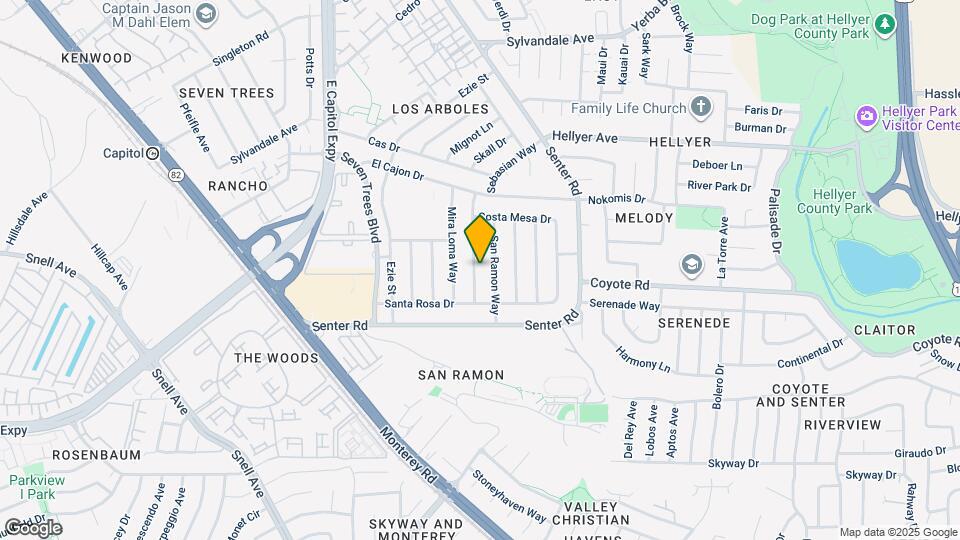 4136 San Bernardino Way Map and Location Details