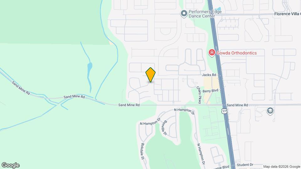 709 Orchid Dr Map and Location Details