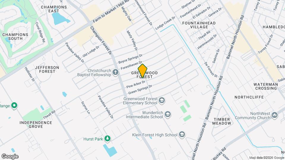 5506 Pine Arbor Dr Map and Location Details