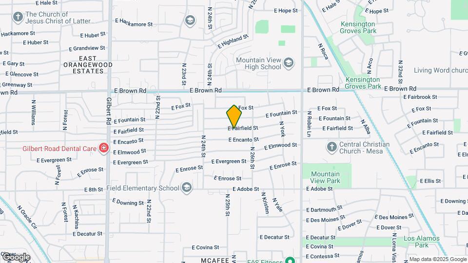 2519 E Fairfield St Map and Location Details