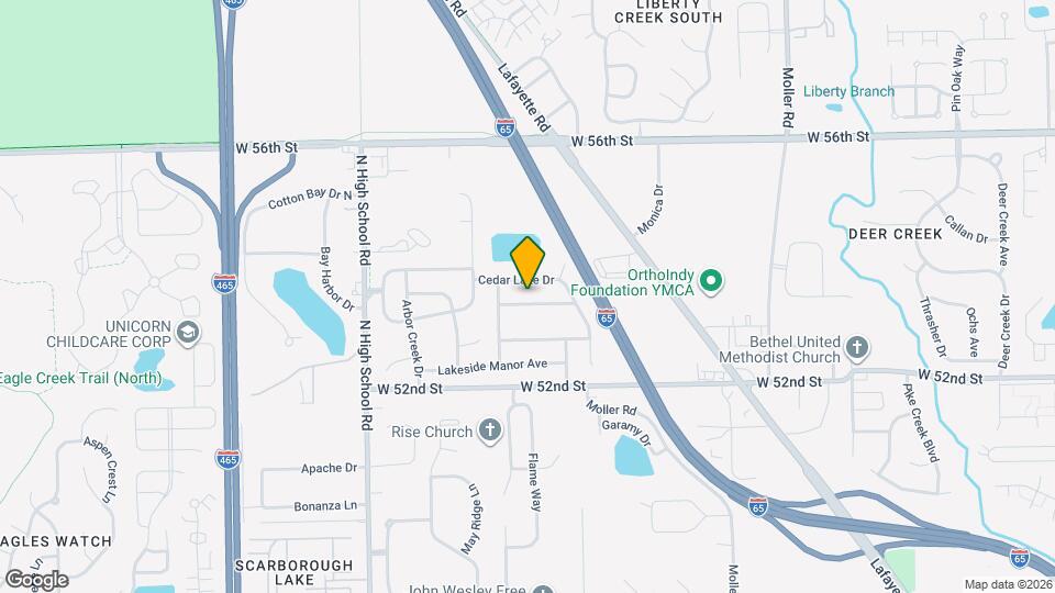 5910 Prairie Creek Dr Mapa y Detalles de la Ubicación