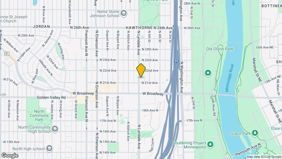 2110 N Lyndale Ave Map and Location Details