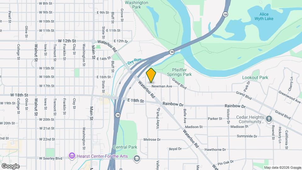 722 Newman Ave Map and Location Details