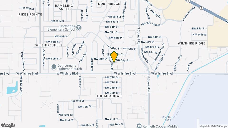 7916 Harvest Hills Rd Map and Location Details