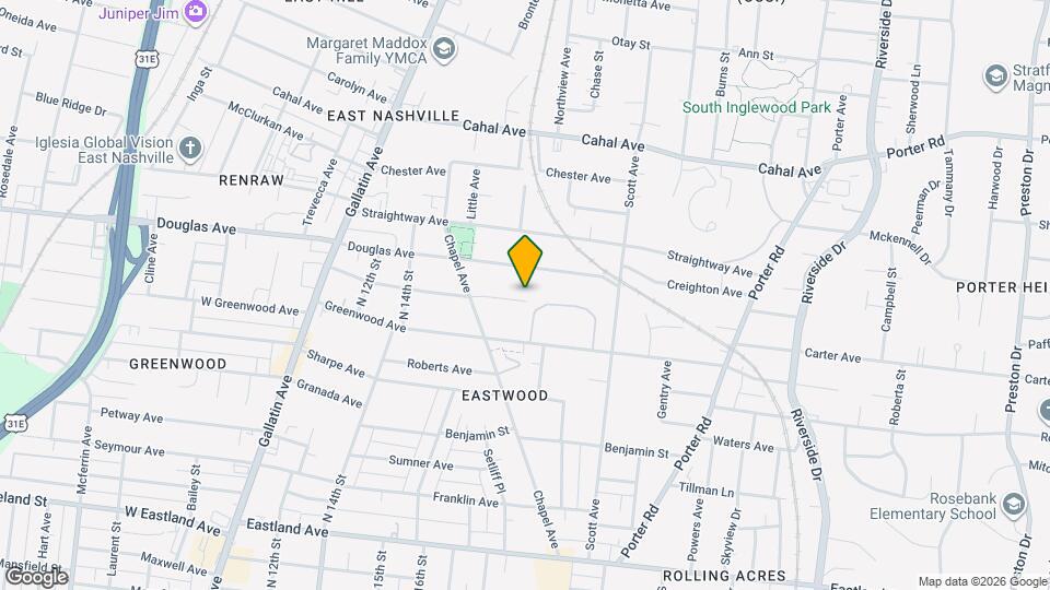 1523 McKennie Ave, Unit Downstairs B Unit Map and Location Details