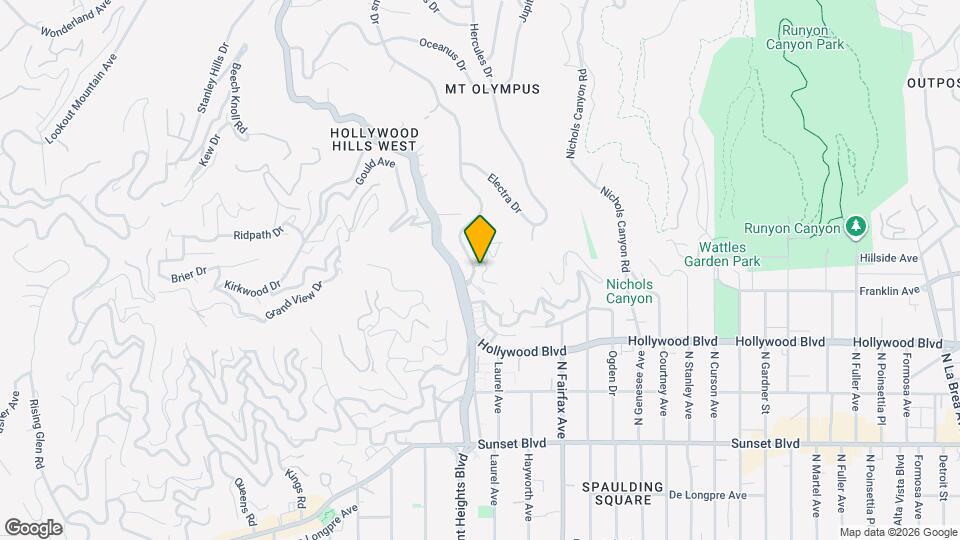 1730 Mt Olympus Dr Map and Location Details