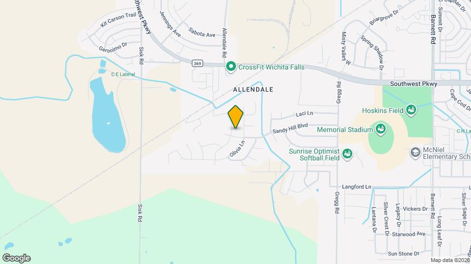 4815 Falcon Crest Blvd Map and Location Details