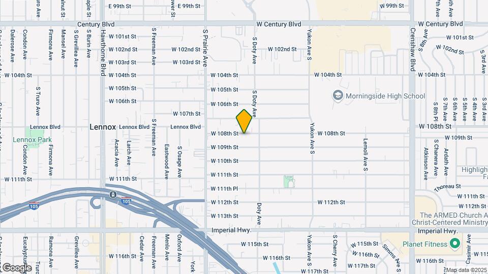 3838 W 108th St Mapa y Detalles de la Ubicación