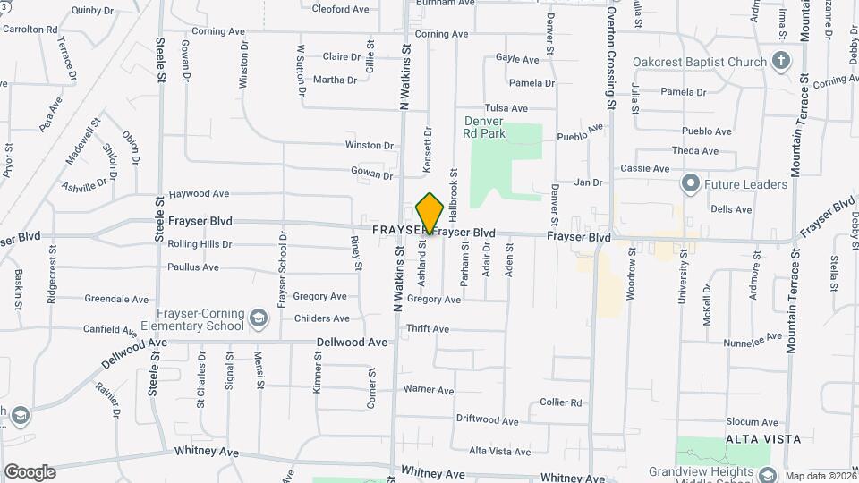 3350 Ashland St Map and Location Details