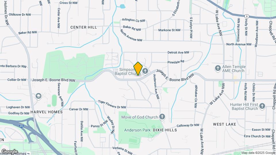 2037 NW Joseph E Boone Blvd Mapa y Detalles de la Ubicación
