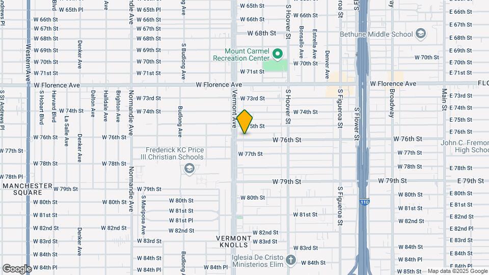 945 W 76th St Map and Location Details