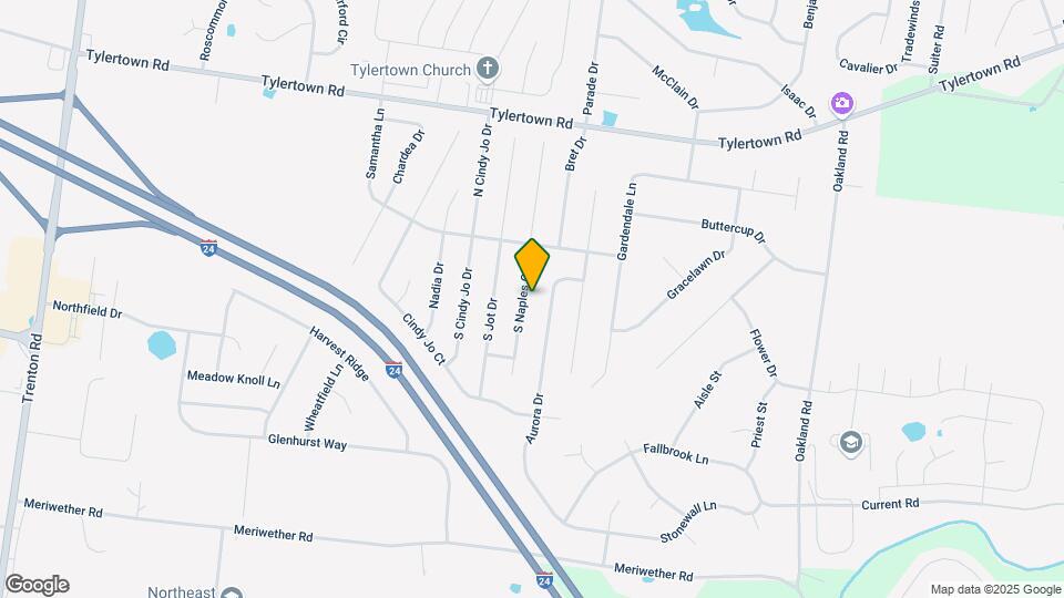 3697 S Naples Ct Map and Location Details
