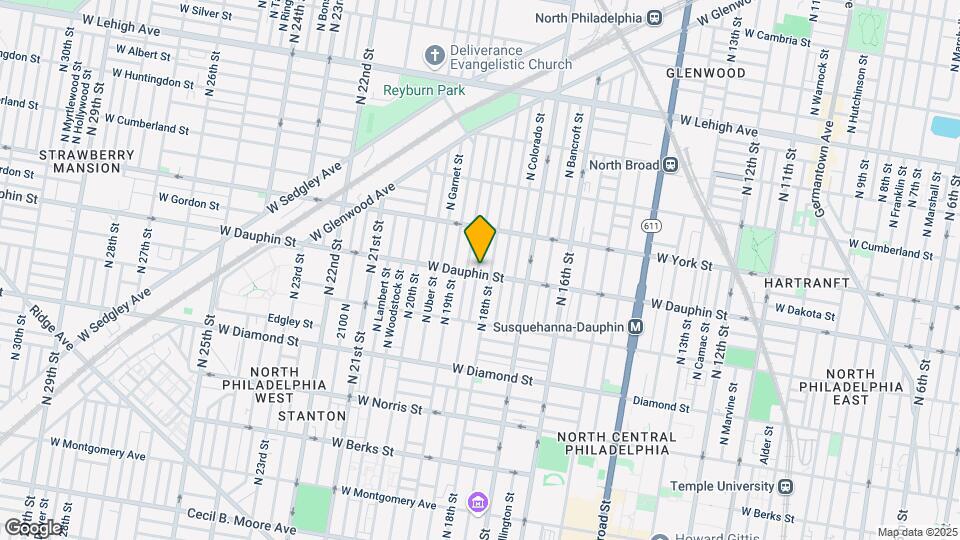 2303 N Cleveland St Map and Location Details