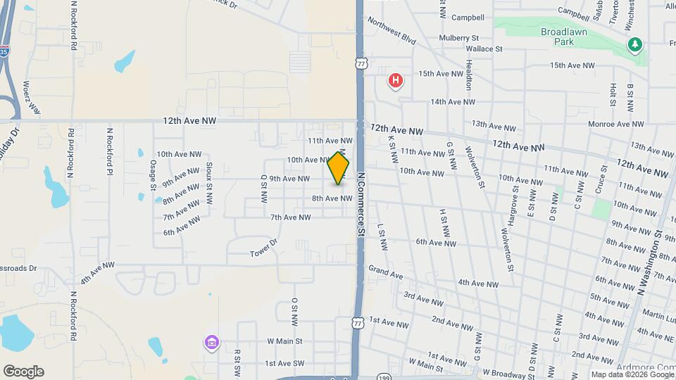 809 1/2 M St NW Mapa y Detalles de la Ubicación