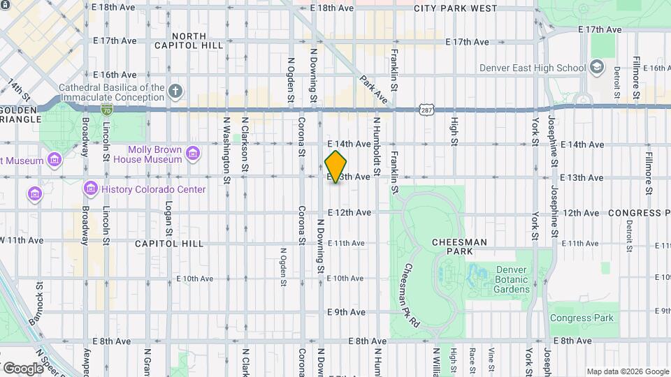 1267 Marion St Mapa y Detalles de la Ubicación