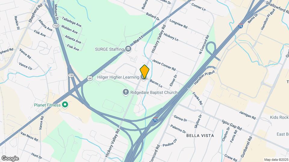1902 Hickory Valley Rd Map and Location Details