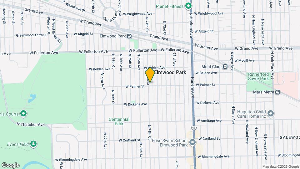 2201 N 74th Ct Map and Location Details