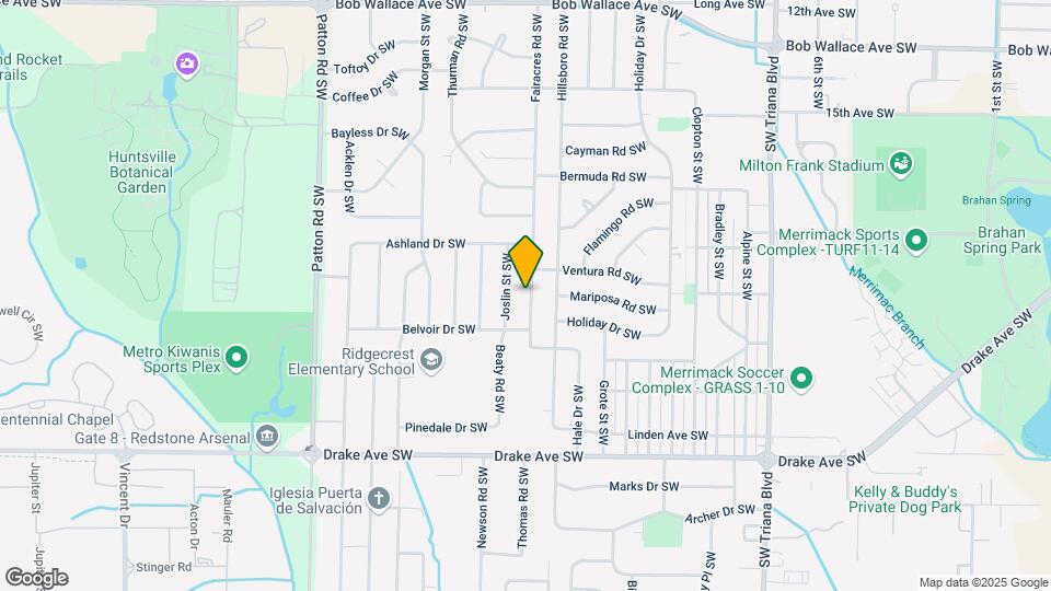3214 Fairacres Rd SW Map and Location Details