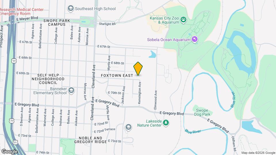 4220 E 69th St Map and Location Details