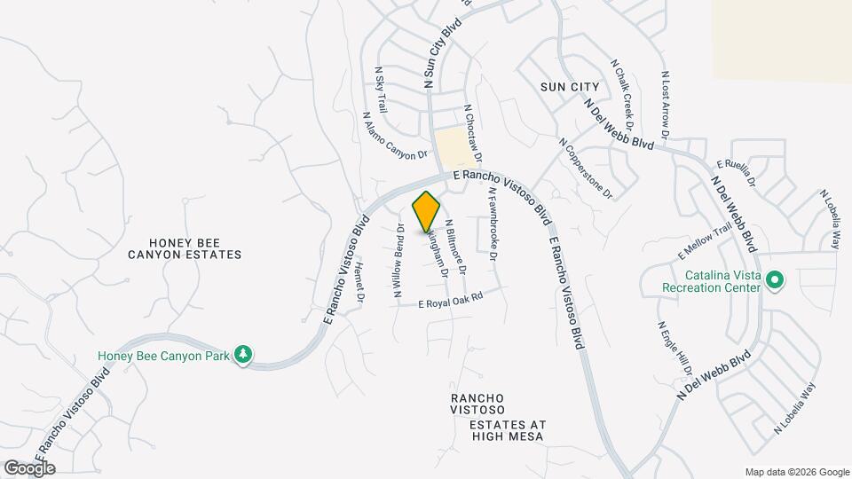 14151 N Buckingham Dr Map and Location Details