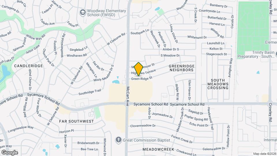 3328 Green Ridge St Map and Location Details