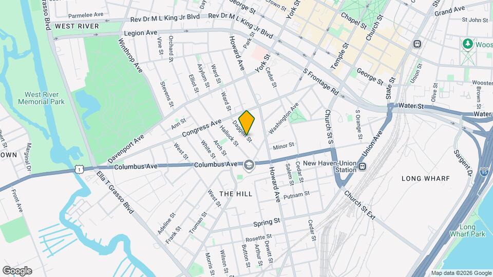 38 Daggett St, Unit 1 Map and Location Details