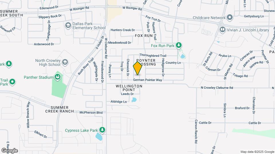 9208 Quarter Horse Ln Map and Location Details