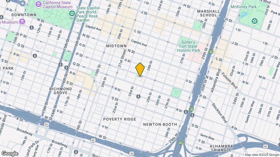 2312 P St Mapa y Detalles de la Ubicación