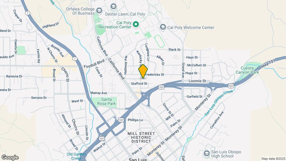 480 Kentucky St Map and Location Details