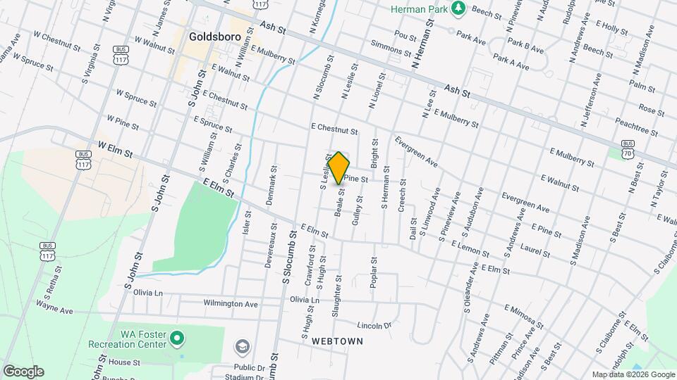 411 Beale St Map and Location Details