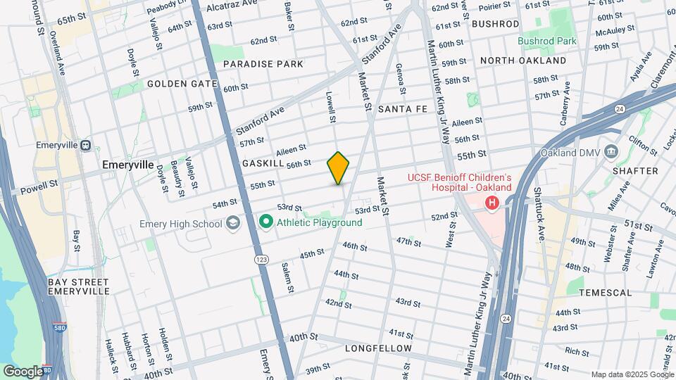 5325 Lowell St Mapa y Detalles de la Ubicación