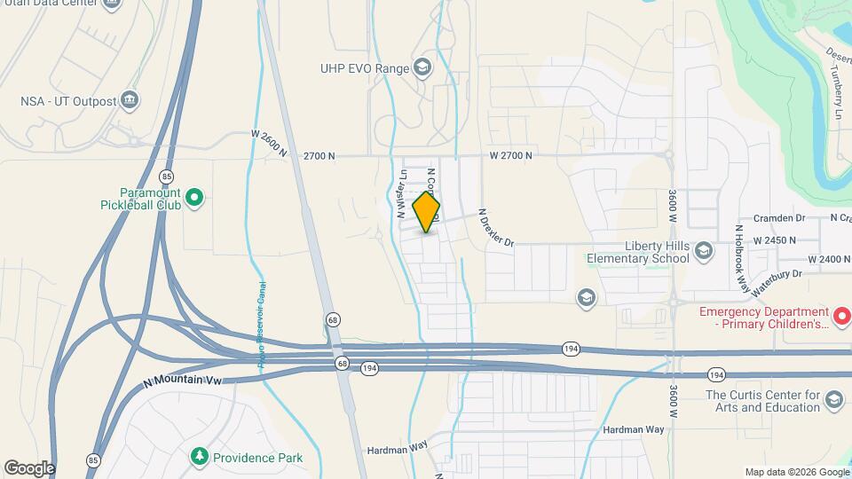 2442 N Gotland Wy Map and Location Details