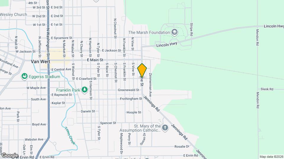 302 S Wayne St, Unit The Wayne St Abode Map and Location Details