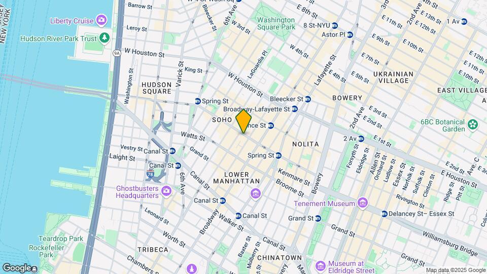 118 Spring St Mapa y Detalles de la Ubicación