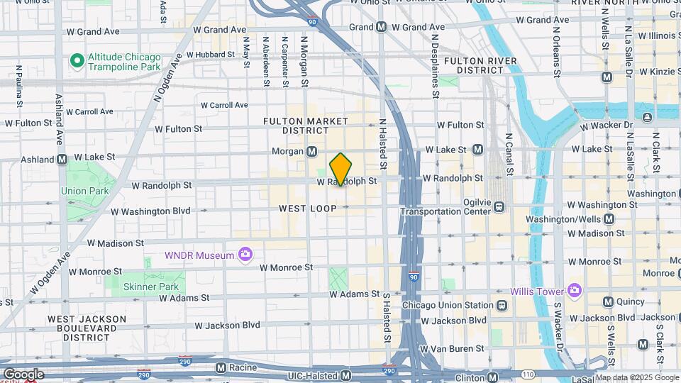 118 N Peoria St Mapa y Detalles de la Ubicación