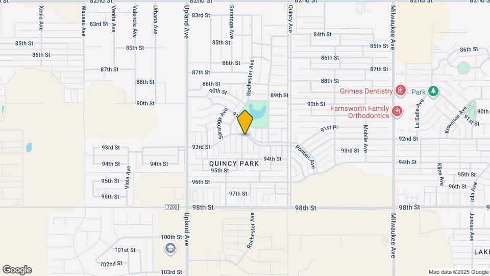 9301 Rochester Ave Map and Location Details