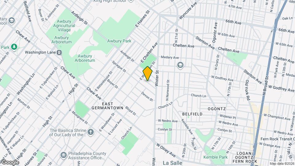 5544 Blakemore St Map and Location Details