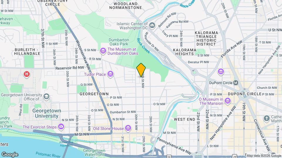1622 29th St NW Mapa y Detalles de la Ubicación