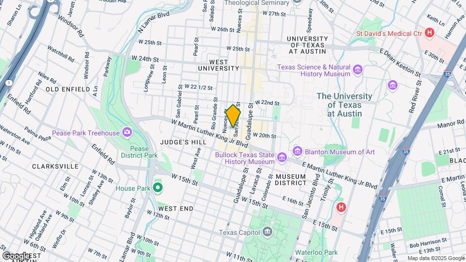 1908 San Antonio St, Unit 203 Map and Location Details