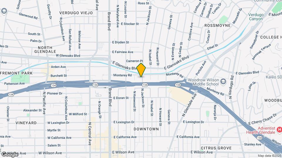 715 N Jackson St Mapa y Detalles de la Ubicación