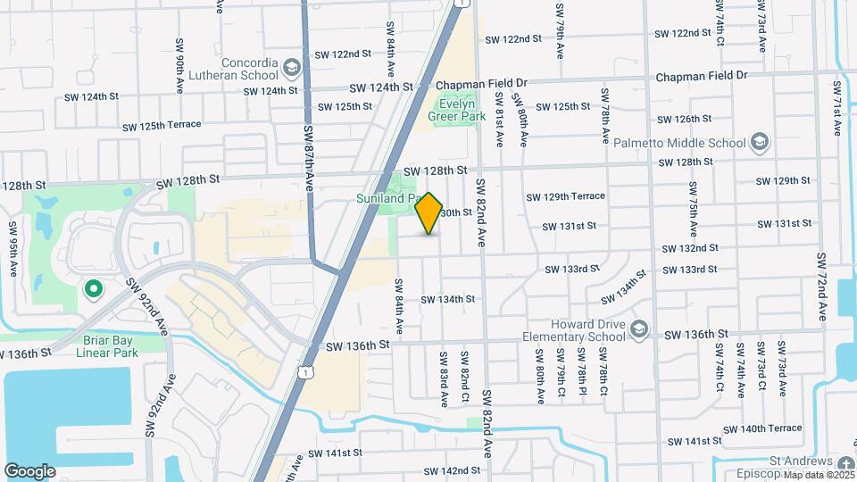 8318 SW 131st St Map and Location Details