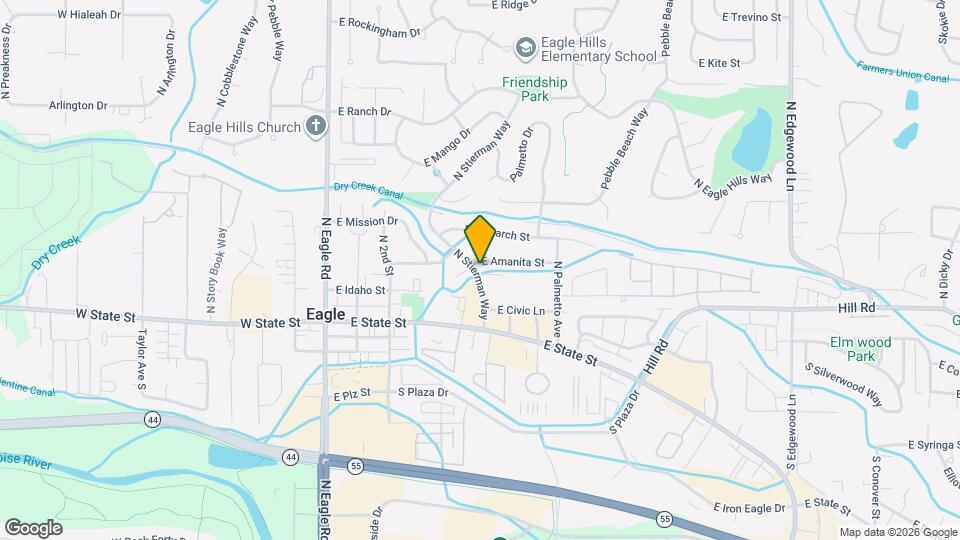 200 N Stierman Way Map and Location Details