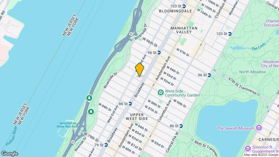 259 W 90th St Map and Location Details