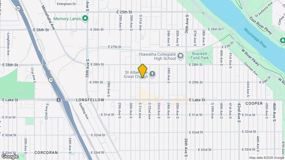 2847 31st Avenue South, Unit 1 Map and Location Details