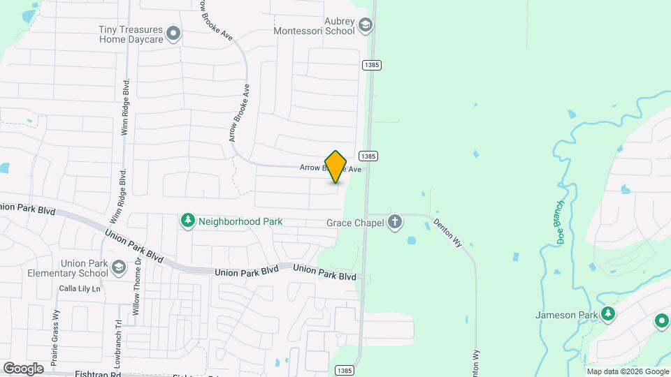1833 Meadow Trail Ln Map and Location Details