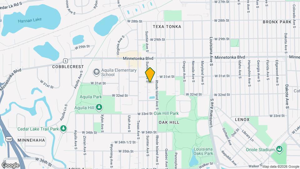 3119 Sumter Ave S Mapa y Detalles de la Ubicación