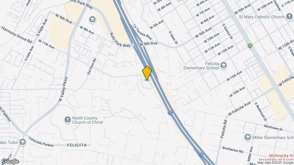 1249 Bernardo Ave Mapa y Detalles de la Ubicación